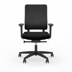Front view of the black Viasit Creation Ergonomic Zero-Carbon Task Chair.