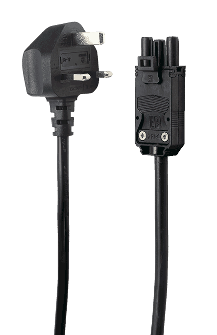 Hallen Under-Desk Power Extension lead plug