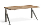 standing desk natural wood