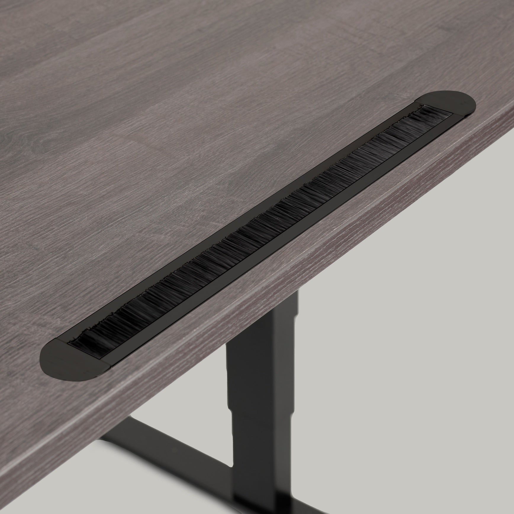 Sorvik Desk Cable Slot black