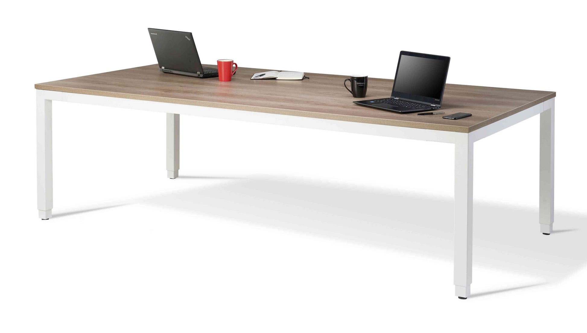 Trosa Height Adjustable Table - Silver Frame