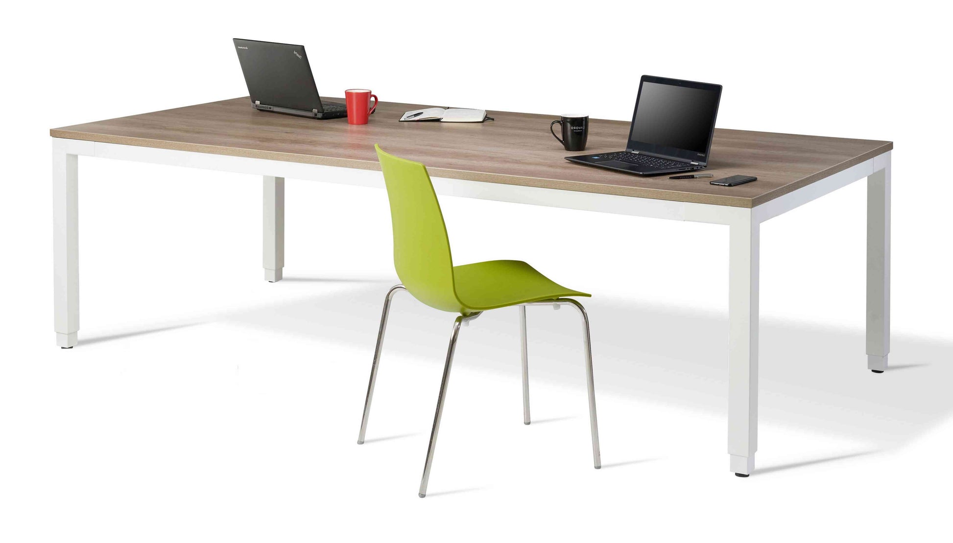 Trosa Height Adjustable Table - Silver Frame