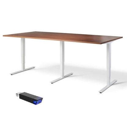 Solna Height Adjustable Conference Table 2.4 x 1.2 m (with Bluetooth control)