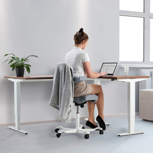 Stockholm Height Adjustable Corner Desk (with Bluetooth control)