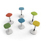 Green, red, blue, light blue, yellow and green Younit office sit stand stools 