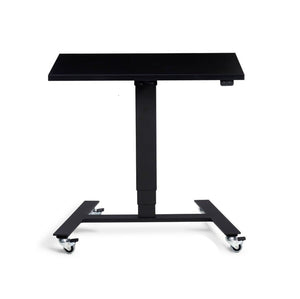 Small mobile standing desk.