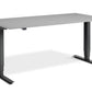 Ultimate – Privilege laminate standing desk with grey desktop.