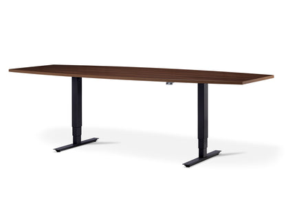 Stockholm Sit-Stand Meeting Table - Barrel Style (with Bluetooth control)