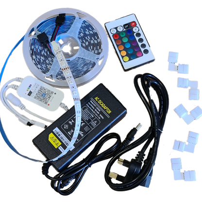 Kit Rgb RGB 5050 LED Strip Light Kit | High Output | FRISKA DESK
