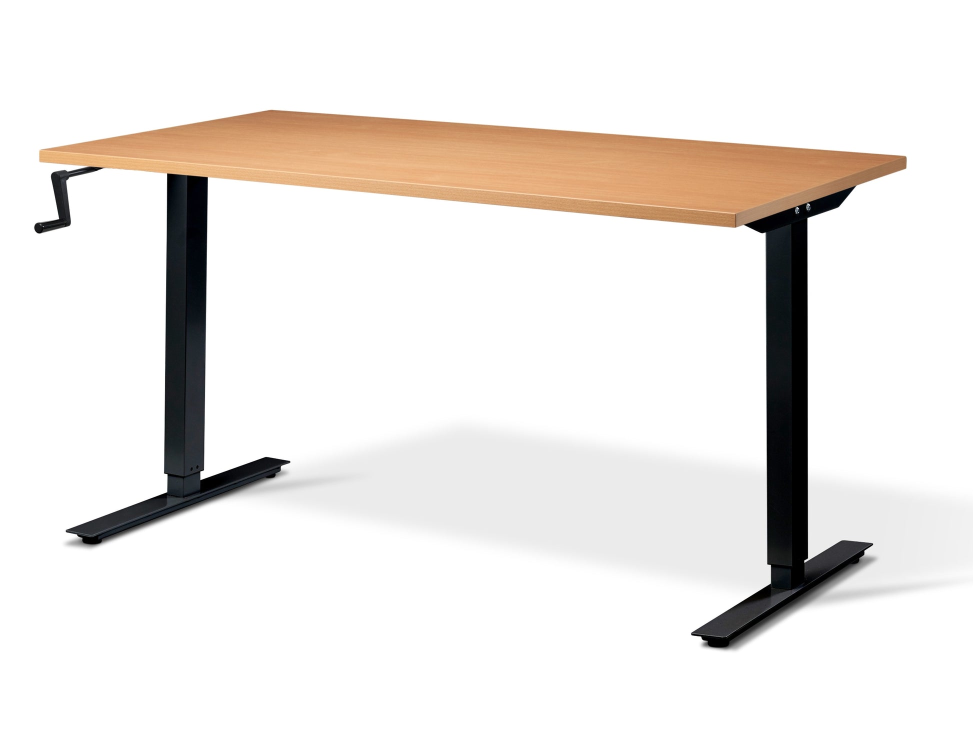 manual height adjustable standing desk