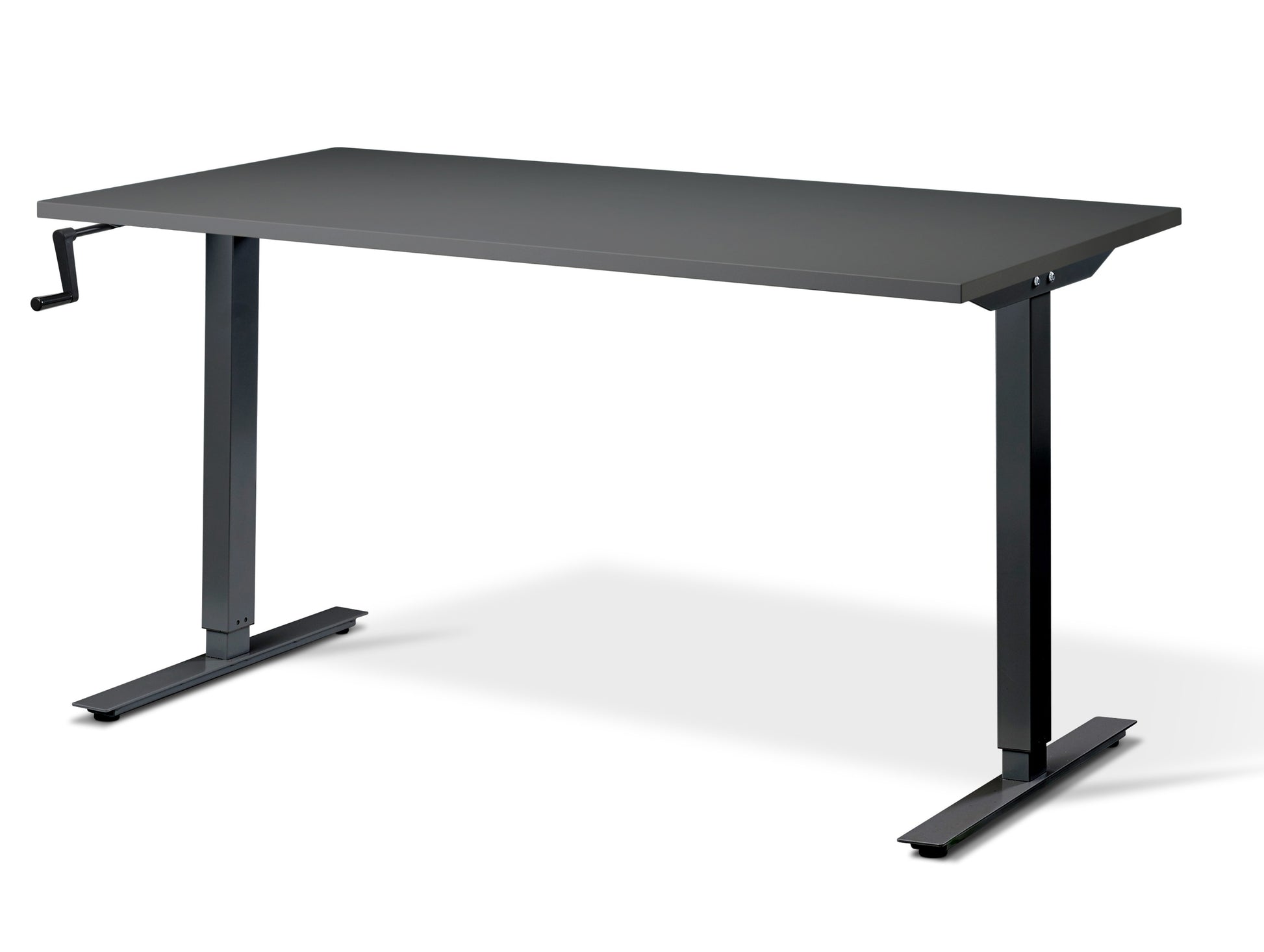 manual height adjustable standing desk