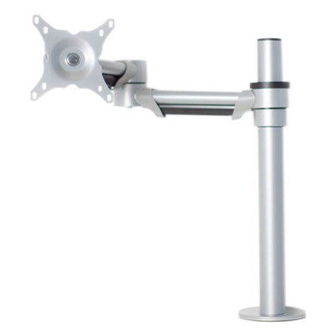 Kalix Extra Heavy Duty Single Monitor Arms in silver