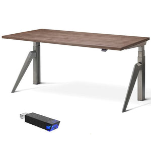 wood top standing desk