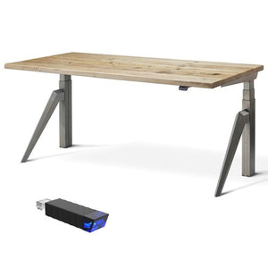 solid wood standing desk