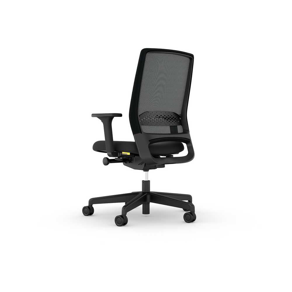Side angle view of Viasit Kickster home office task chair 