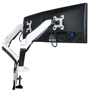 Visby Twin Monitor Arms