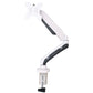 Visby Single Gas Assisted Monitor Arm in white
