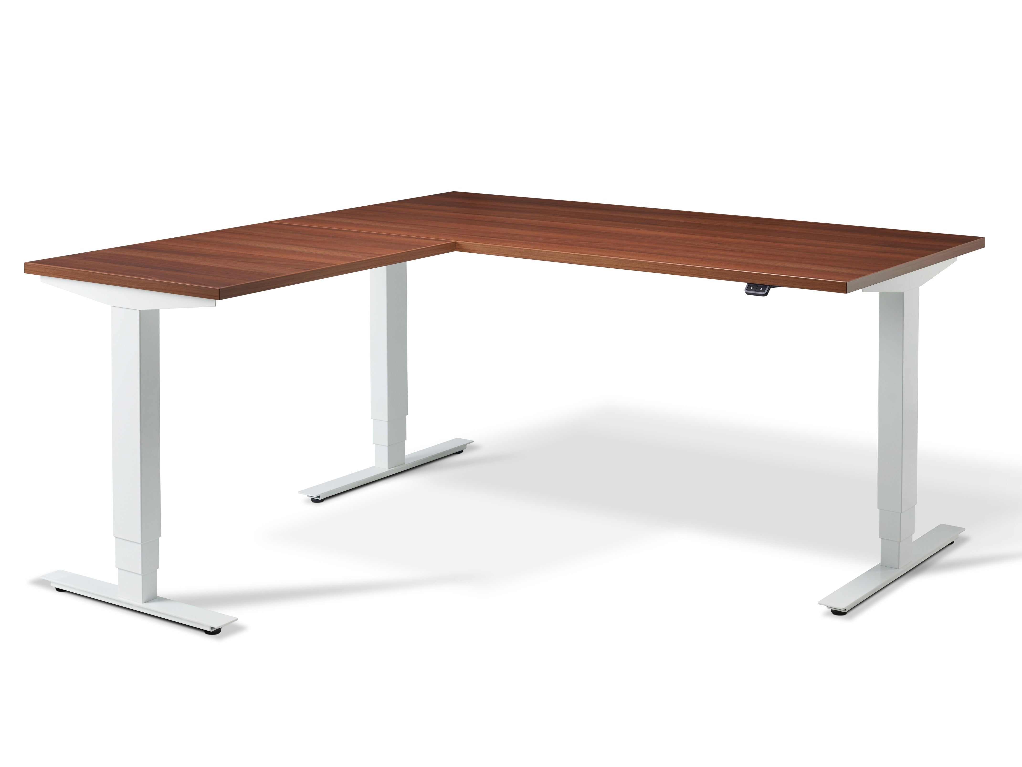 Stand Up Corner Desk Bundle Height Adjustable FRISKA DESK